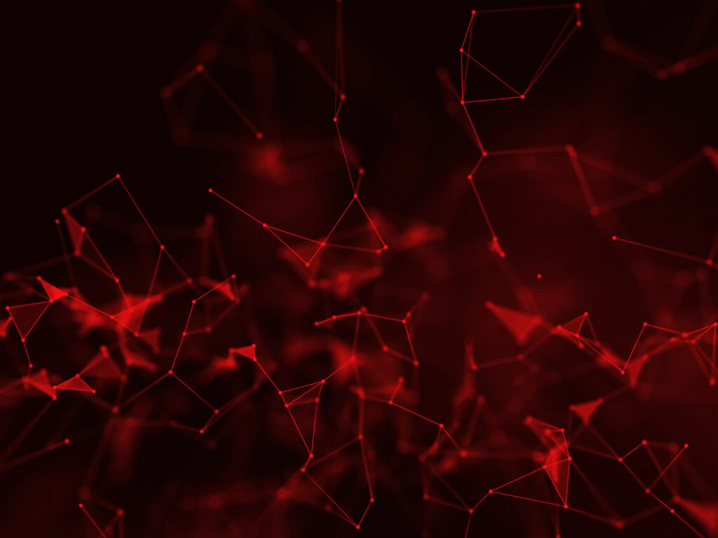 Digital transformation concept showing connected network technology for modern business growth