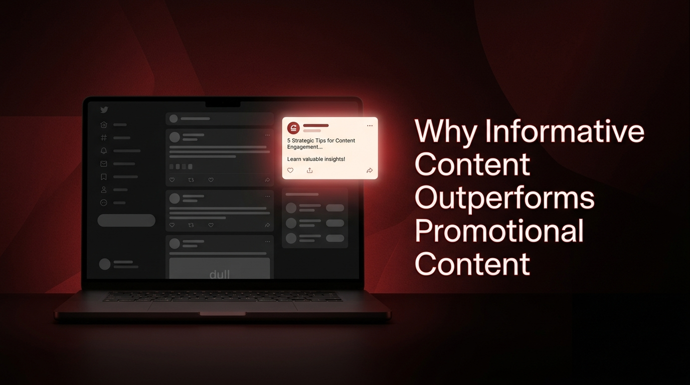Why Informative Content Outperforms Promotional Content