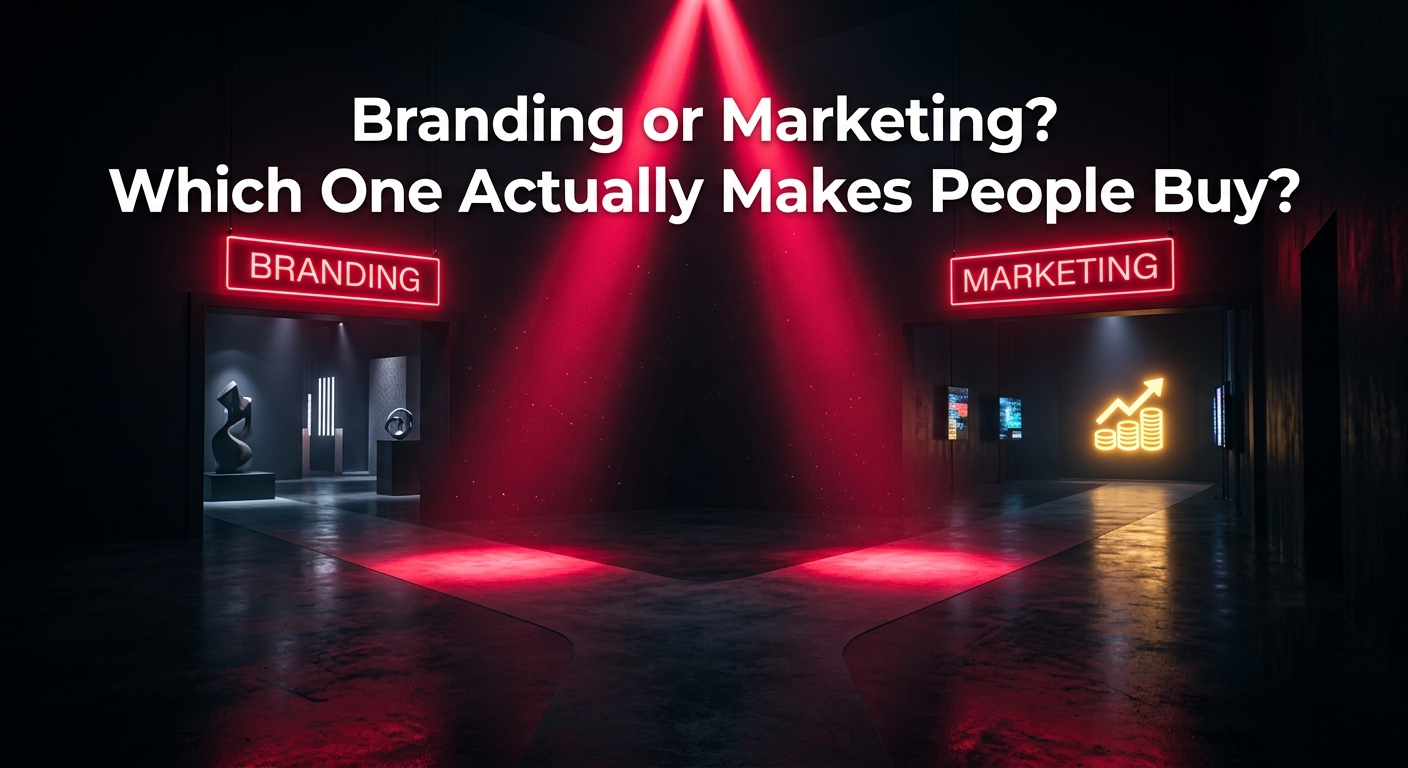 Branding vs Marketing: What Actually Brings Sales